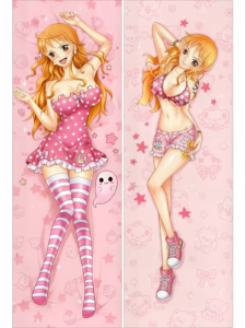 Nami Pink Cloth Body Pillow