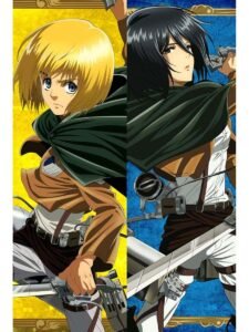 Armin Attack on Titan Armin and Mikasa Body Pillow